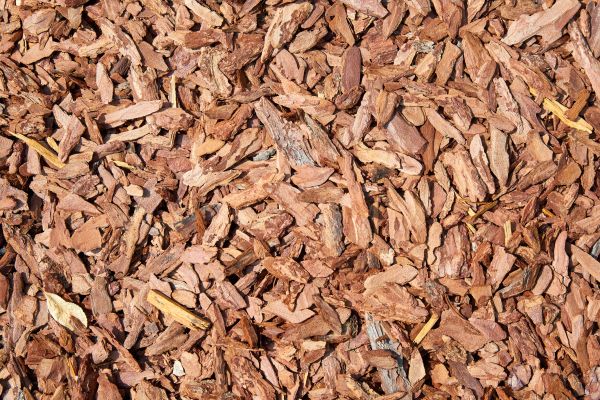 Pine Mulch Spreading