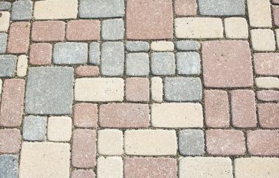 Multi-Color Paver Arrangement